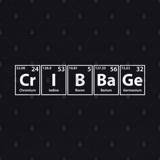 Cribbage (Cr-I-B-Ba-Ge) Periodic Elements Spelling by cerebrands